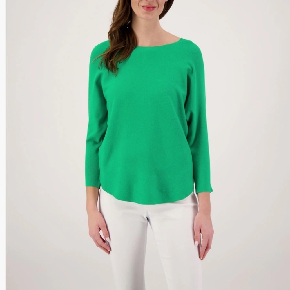 Vila Milano Solid Dolman Sleeve Sweater Size Large